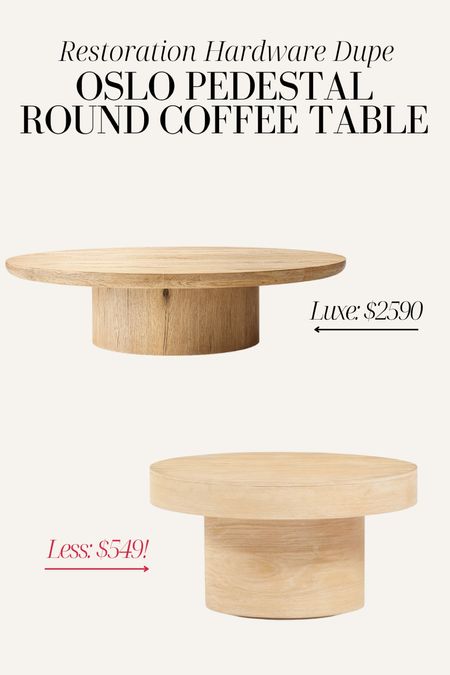 Restoration Hardware coffee table dupe! RH dupe, RH look for less, home dupe 

#LTKhome
