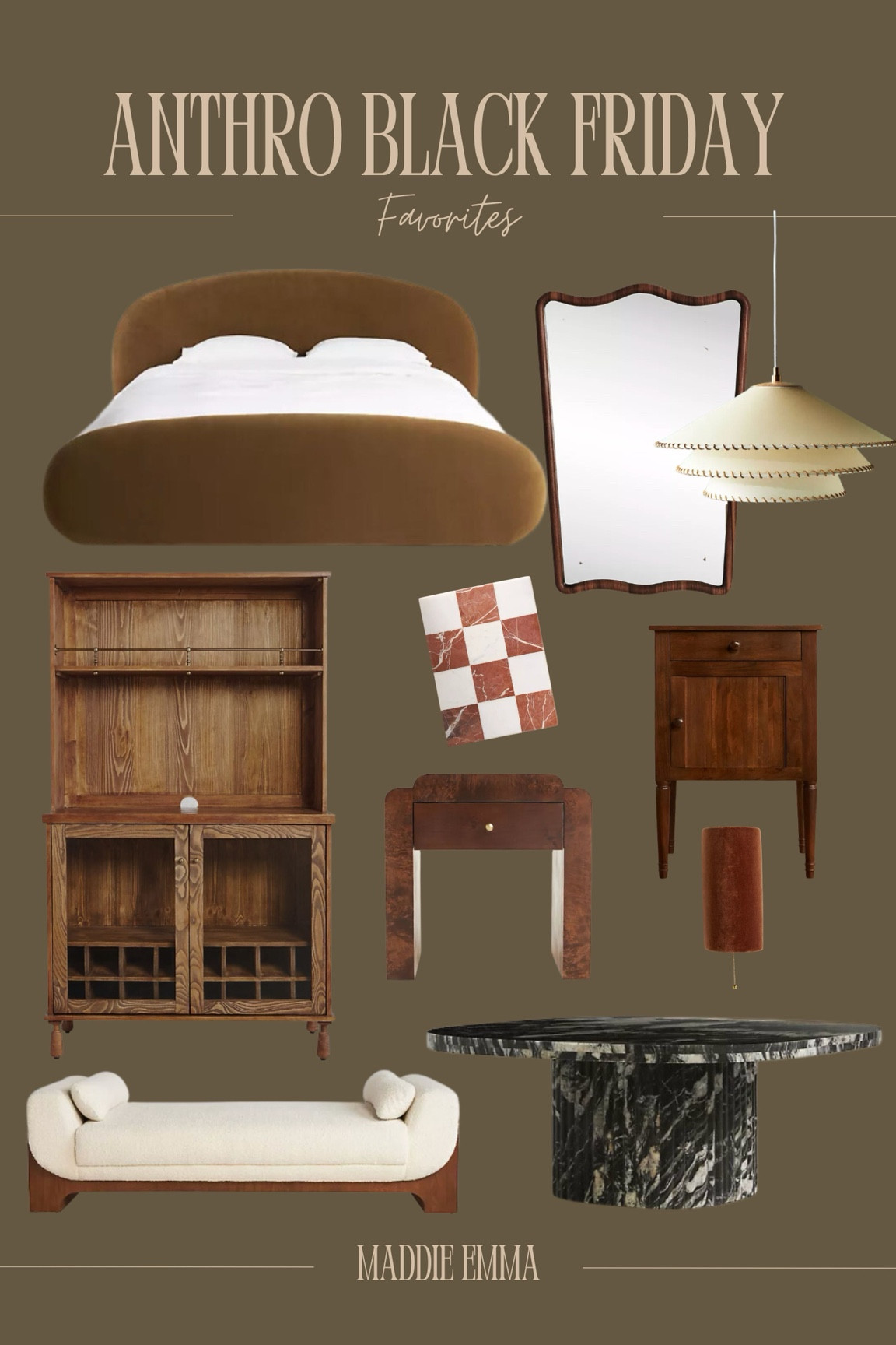 Anthropologie Black Friday sale favorites! 

Bedframe, mirror, lighting, cabinet, nightstand, bench, coffee table, 

#LTKHome #LTKCyberWeek #LTKSaleAlert