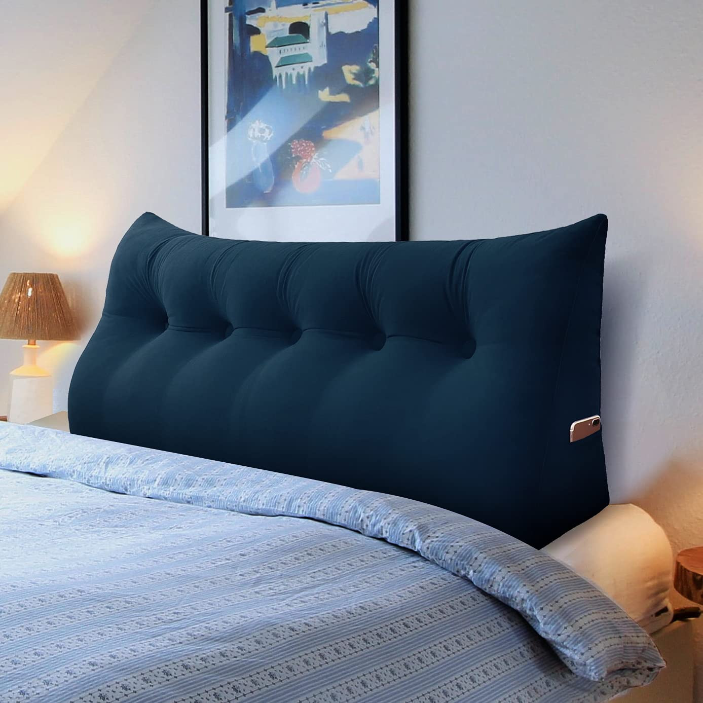 Wedge Headboard Pillow Dorm Room Reading Pillow Back Support for Sitting Up in Bed Bolster Lumbar... | Amazon (US)