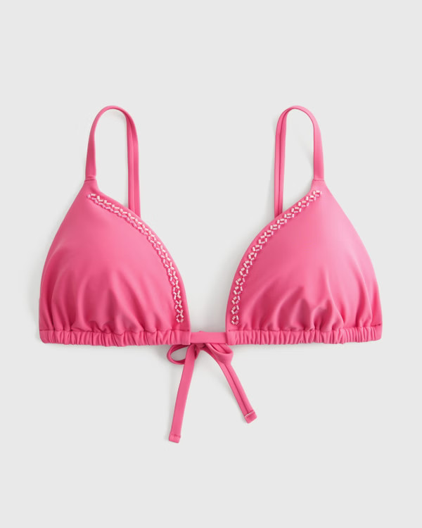 Women's Embellished Triangle Bikini Top | Women's Swimwear | HollisterCo.com | Hollister (US)