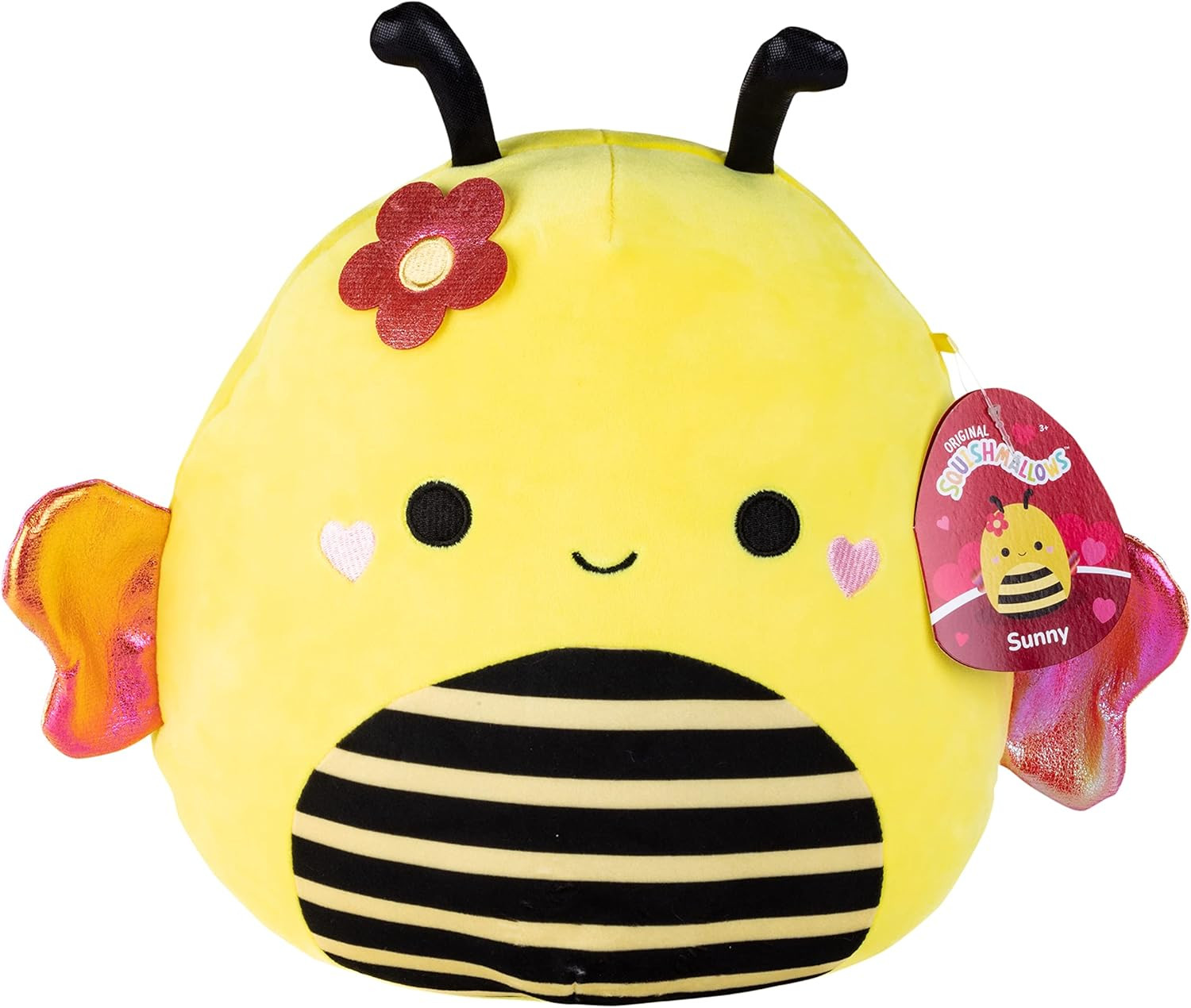 Amazon.com: Squishmallows 10" Sunny The Bumble Bee, Valentine's Day Plush - Official Kellytoy - A... | Amazon (US)