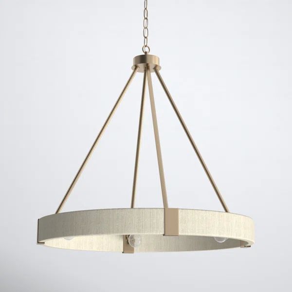 Dorrin Dimmable Wagon Wheel Chandelier | Wayfair North America