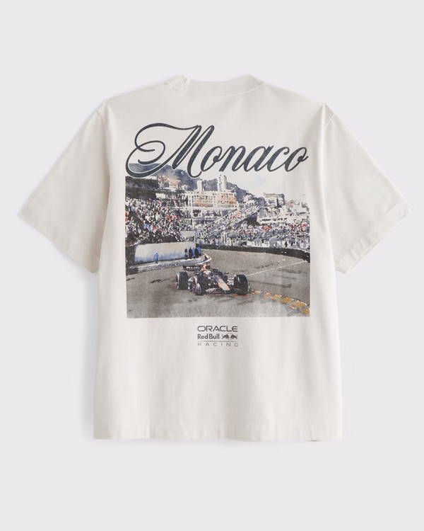 Men's Oracle Red Bull Racing Vintage-Inspired Graphic Tee | Men's Tops | Abercrombie.com | Abercrombie & Fitch (US)