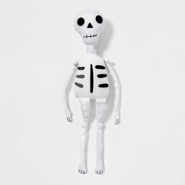 38" Falloween Knit Skeleton Halloween Decorative Figurine - Hyde & EEK! Boutique™ | Target