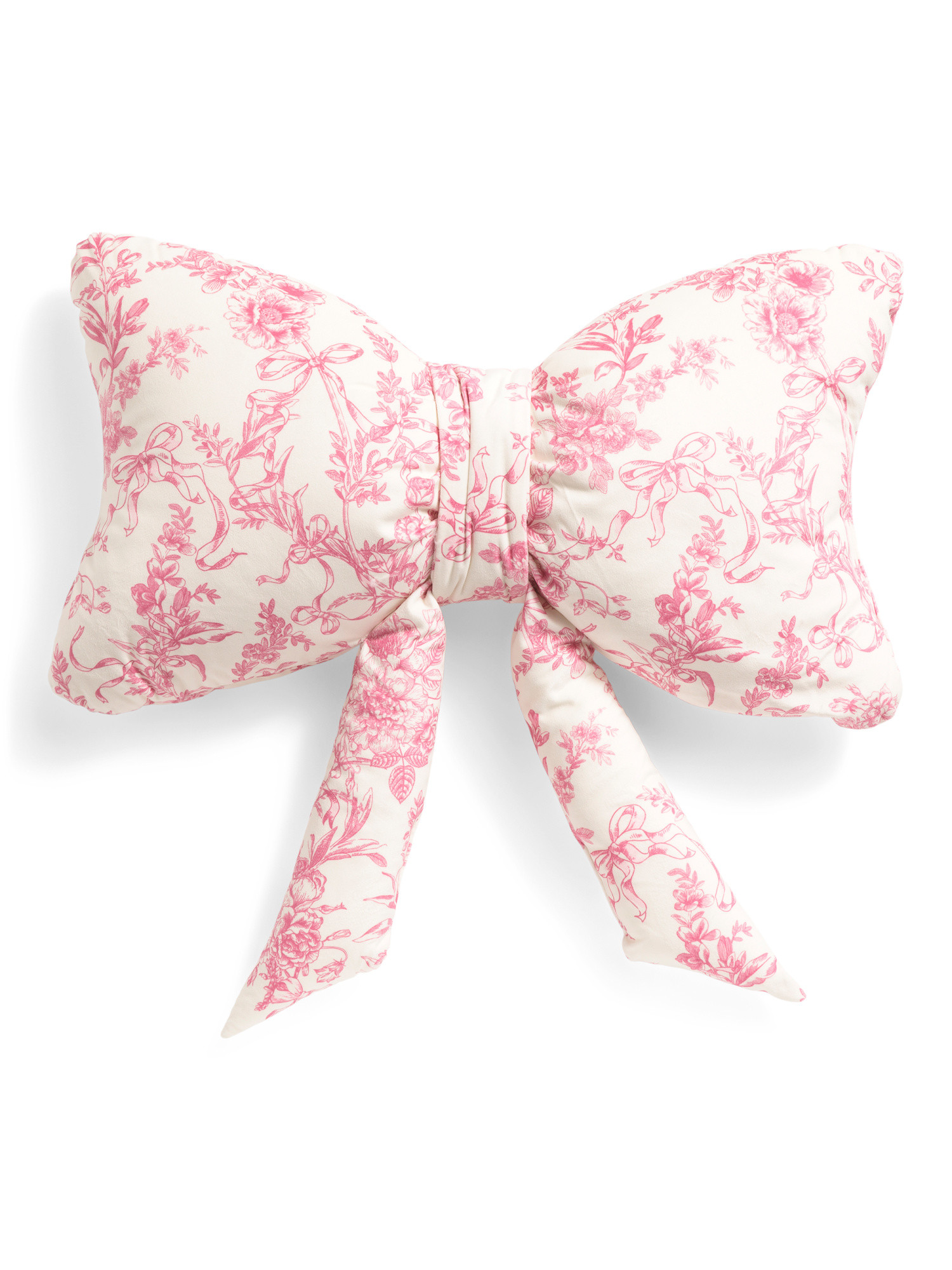 14x24 Toile Bow Pillow | TJ Maxx