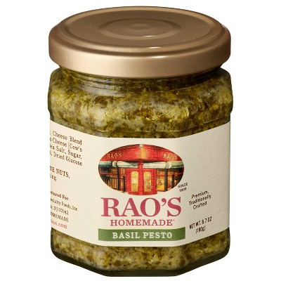 Rao's Homemade Basil Pesto Sauce Premium Quality Flavorful Pasta Sauce and Spread - 6.7 oz | Target