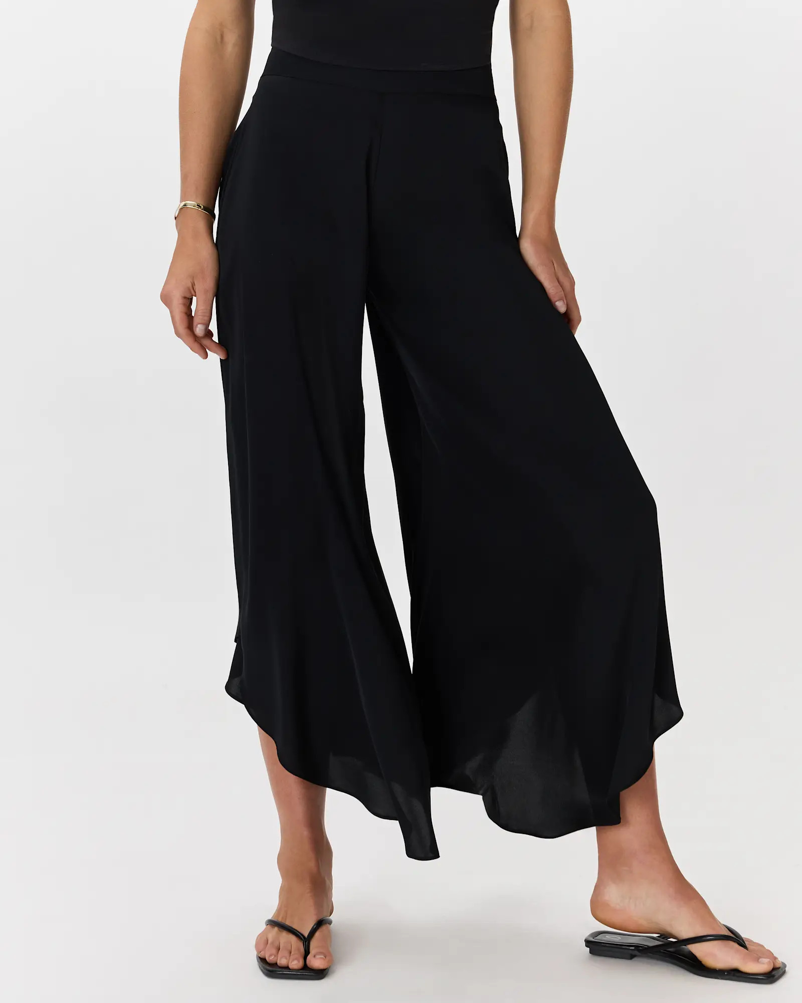 Washable Stretch Silk Palazzo Pants | Quince