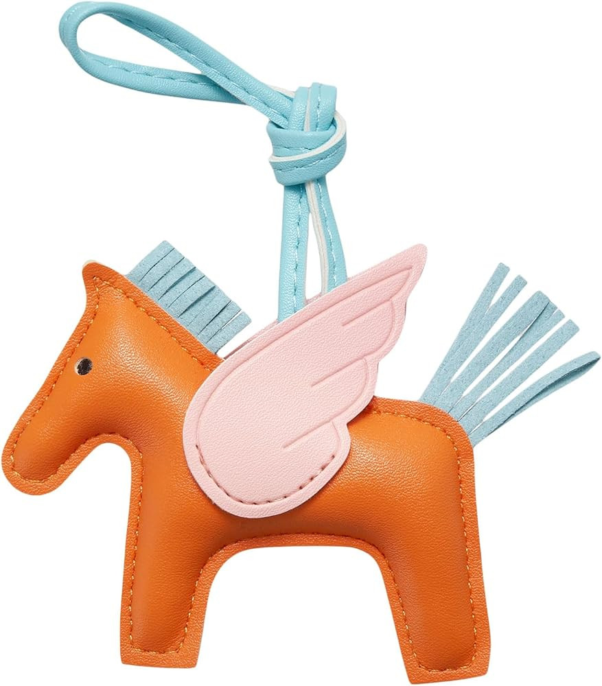 Horse Purse Charms Women Cute Designer Keychain Leather Bag Charms for Handbags Tote Bag Accessor... | Amazon (US)