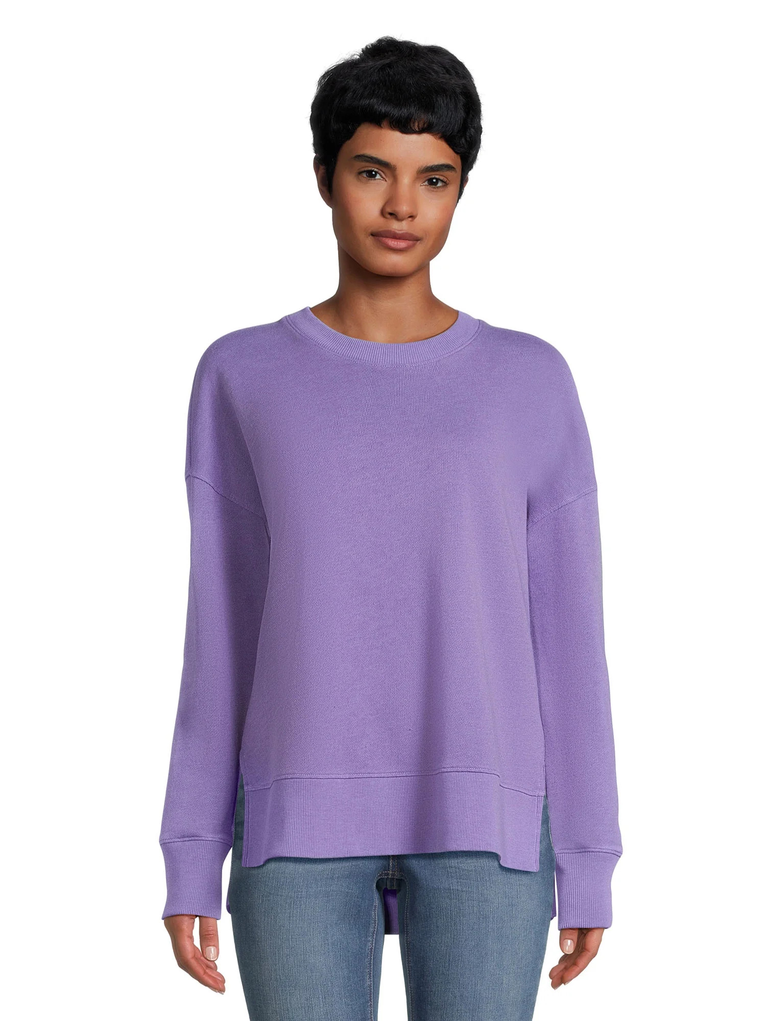 Time and Tru Women's Sweatshirt - Walmart.com | Walmart (US)