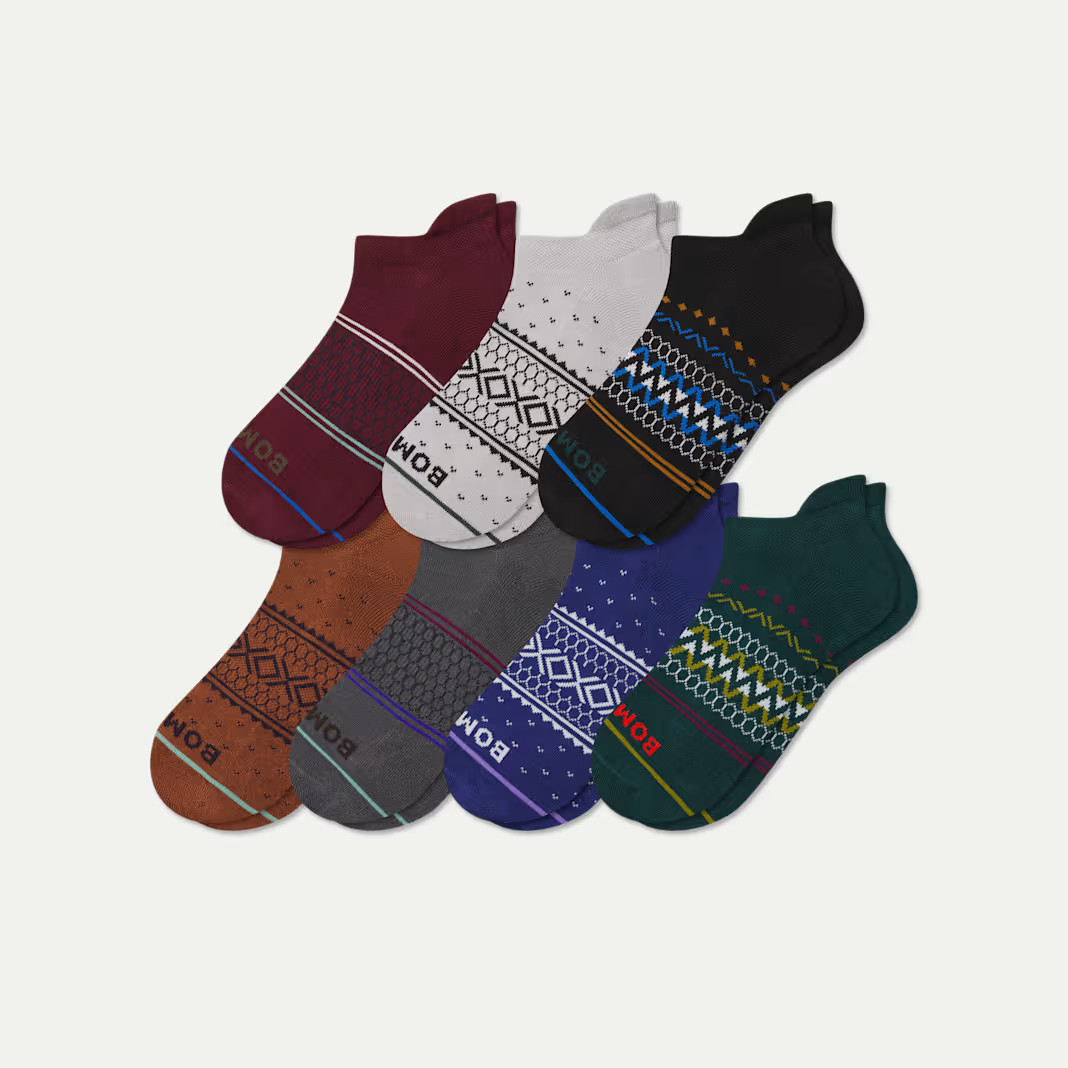 Men’s Week of Bombas Holiday Ankle Sock 7-Pack | Bombas
