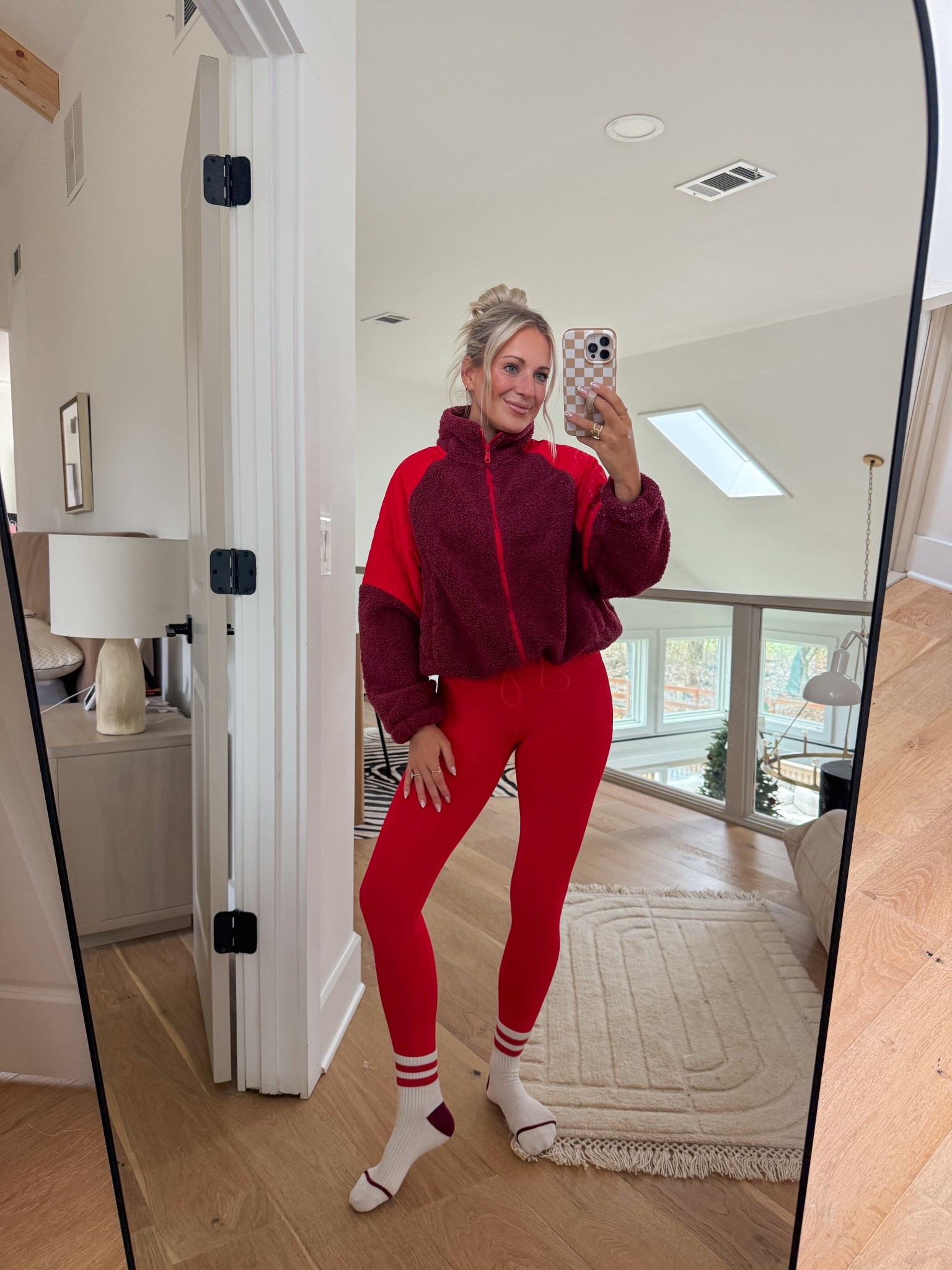 Jacket (XS) Leggings (S) 

#LTKSeasonal #LTKFindsUnder50 #LTKHoliday