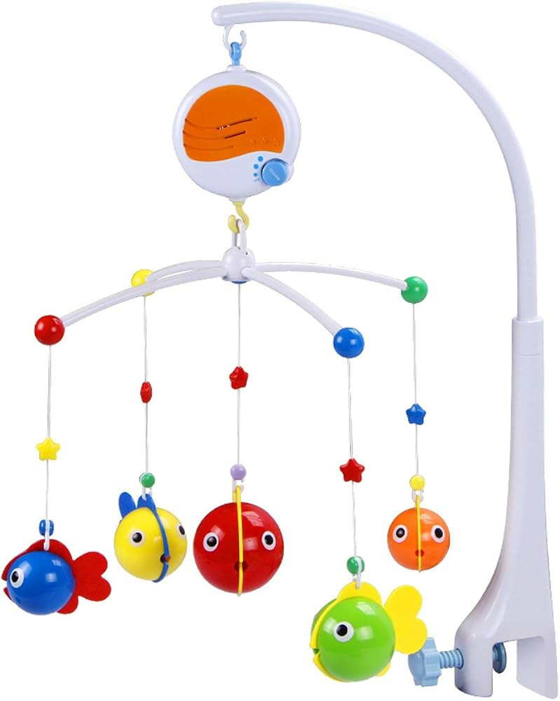 Fisca Baby Musical Crib Mobile, Infant Bed Decoration Toy Hanging Rotating Bell with Melodies Dua... | Amazon (US)