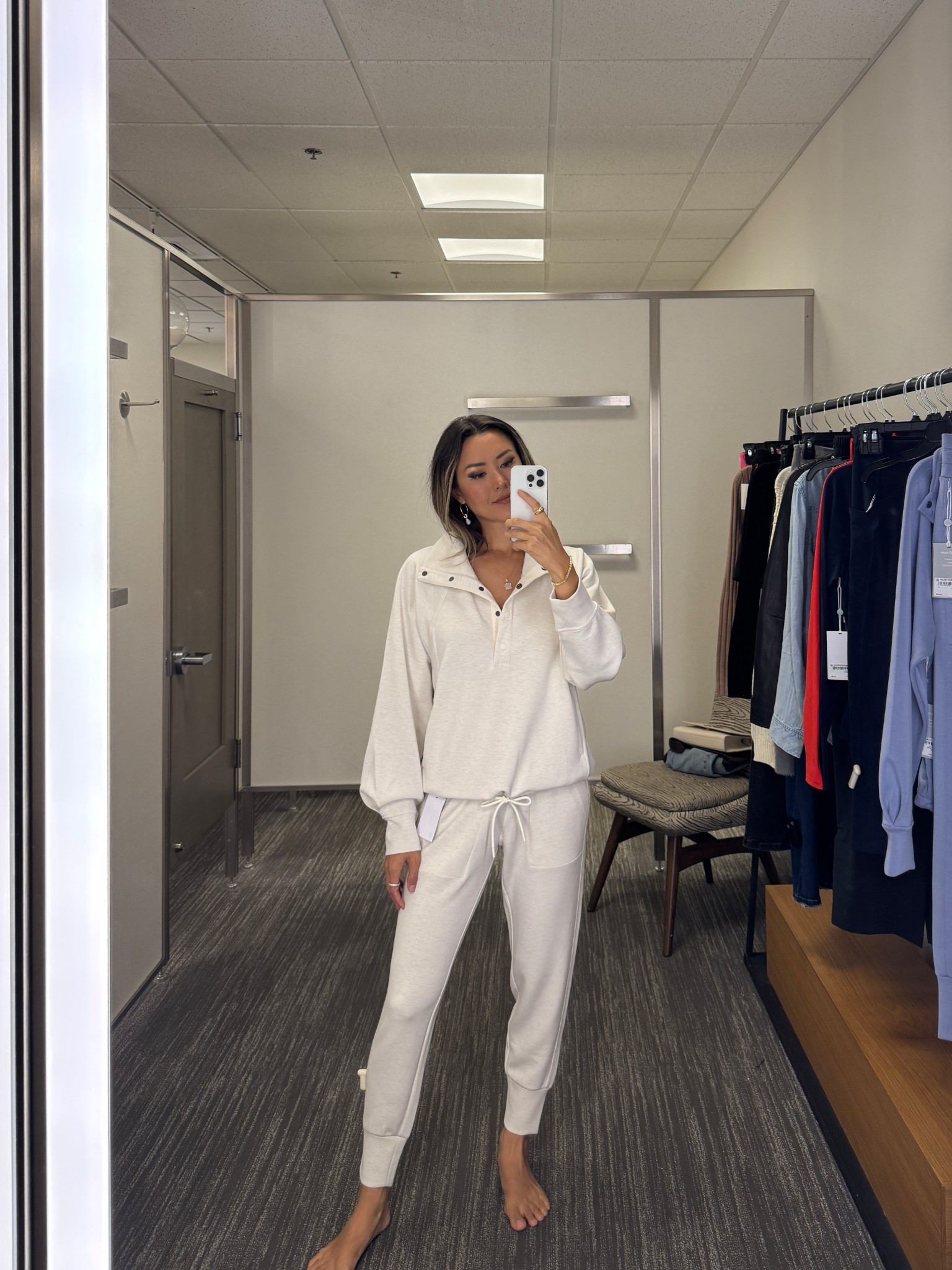 This set is so luxe and perfect for errands or travel! S in the top and bottom - also comes in blue and black which I’ll also post #nsale

#LTKStyleTip #LTKFindsUnder100 #LTKSaleAlert