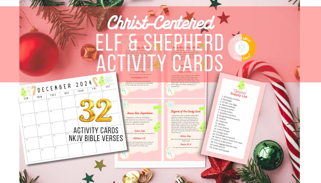 PRINTABLE Christ Centered Shepherd on the Search Cards, Kids Advent Cards, Scripture Cards, Chris... | Etsy (US)