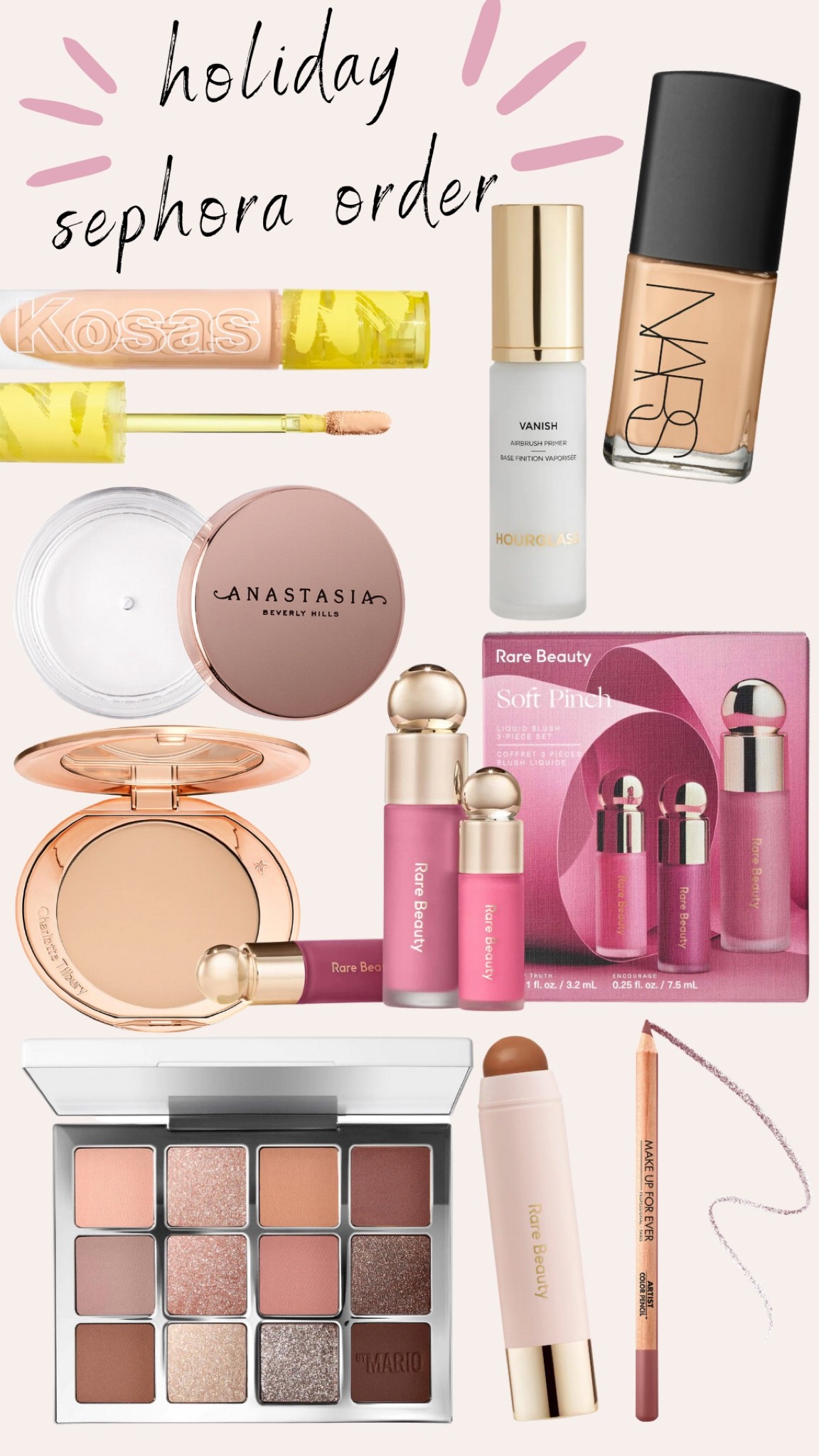 Sephora Sale Holiday Products ✨ #holiday #sephorasale #holidaymakeup #rarebeauty 

#LTKbeauty #LTKHoliday #LTKSeasonal