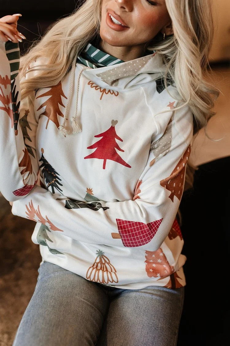 PREORDER: DoubleHood™ Sweatshirt - Happy Holidays | Mindy Mae's Market