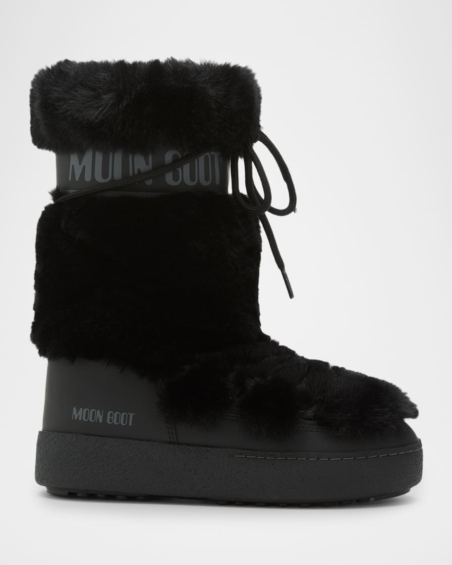 Moon Boot Ltrack Faux Fur High Snow Boots | Neiman Marcus
