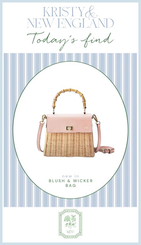 New Color Alert: have this wicker and bamboo crossbody and now it is offered in blush leather too. Swoon!

#LTKtravel #LTKover40 #LTKitbag