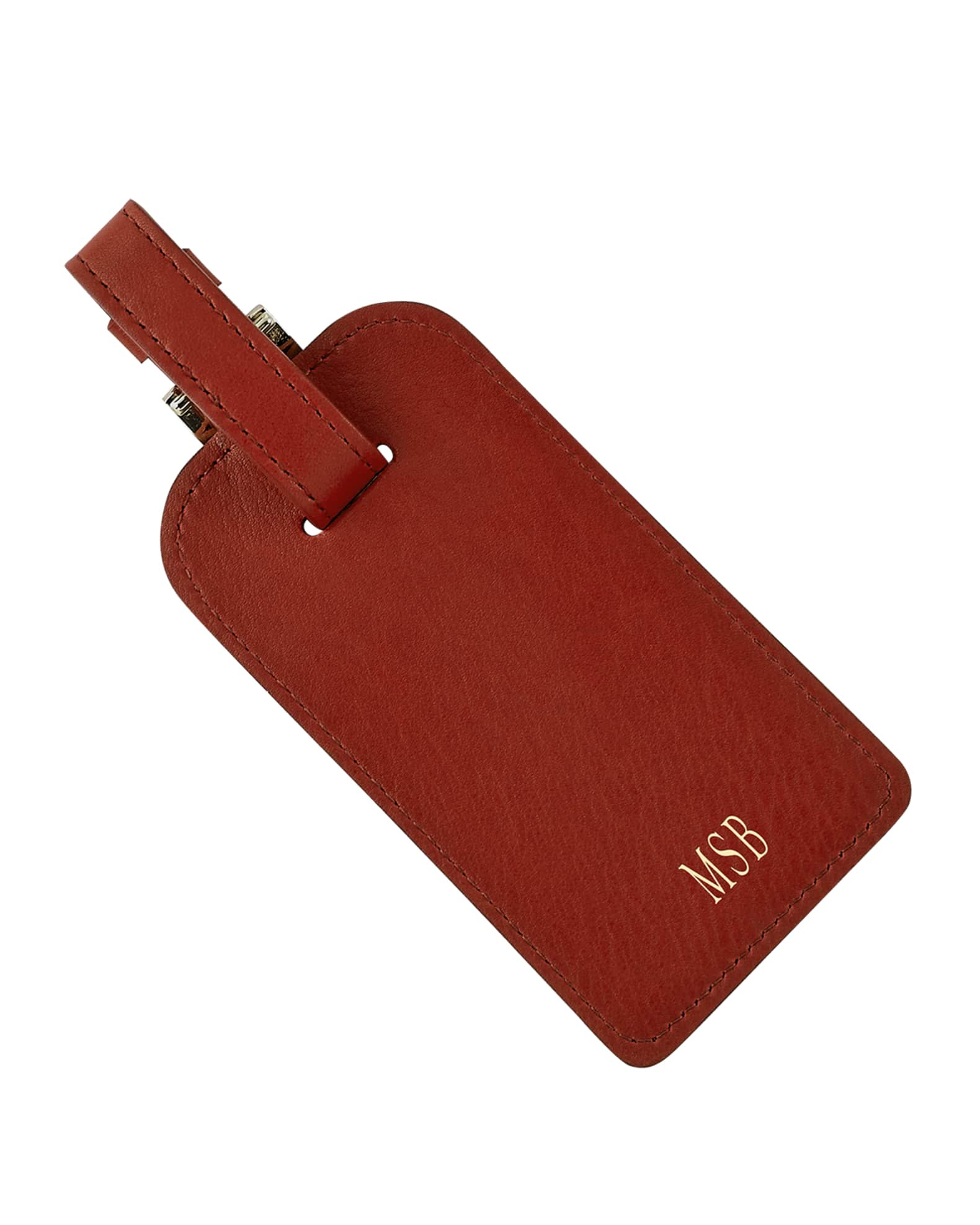 Graphic Image Luggage Tag with Buckle | Neiman Marcus