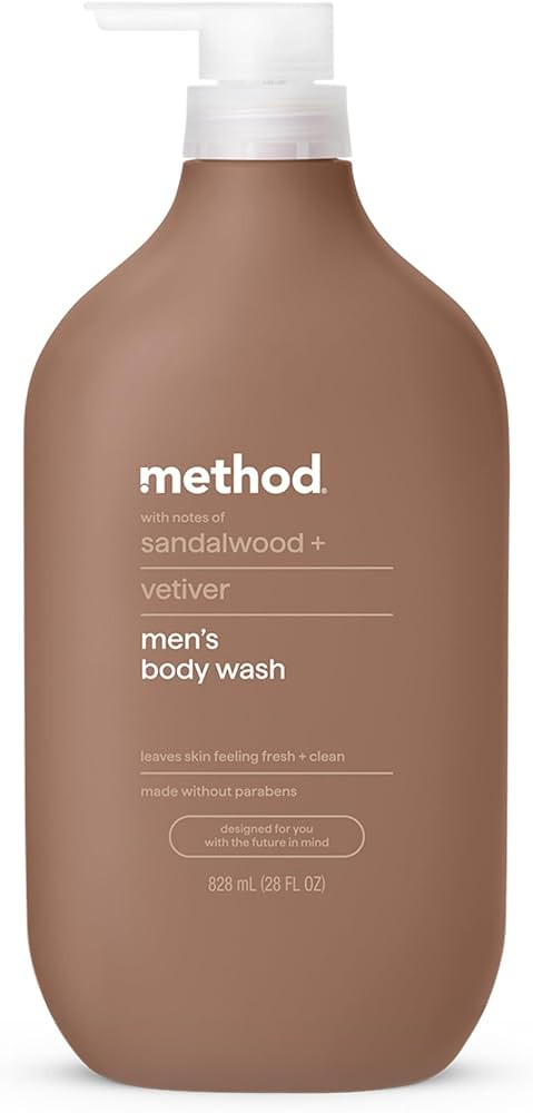 Method Body Wash, Sandalwood + Vetiver, 28oz | Amazon (US)