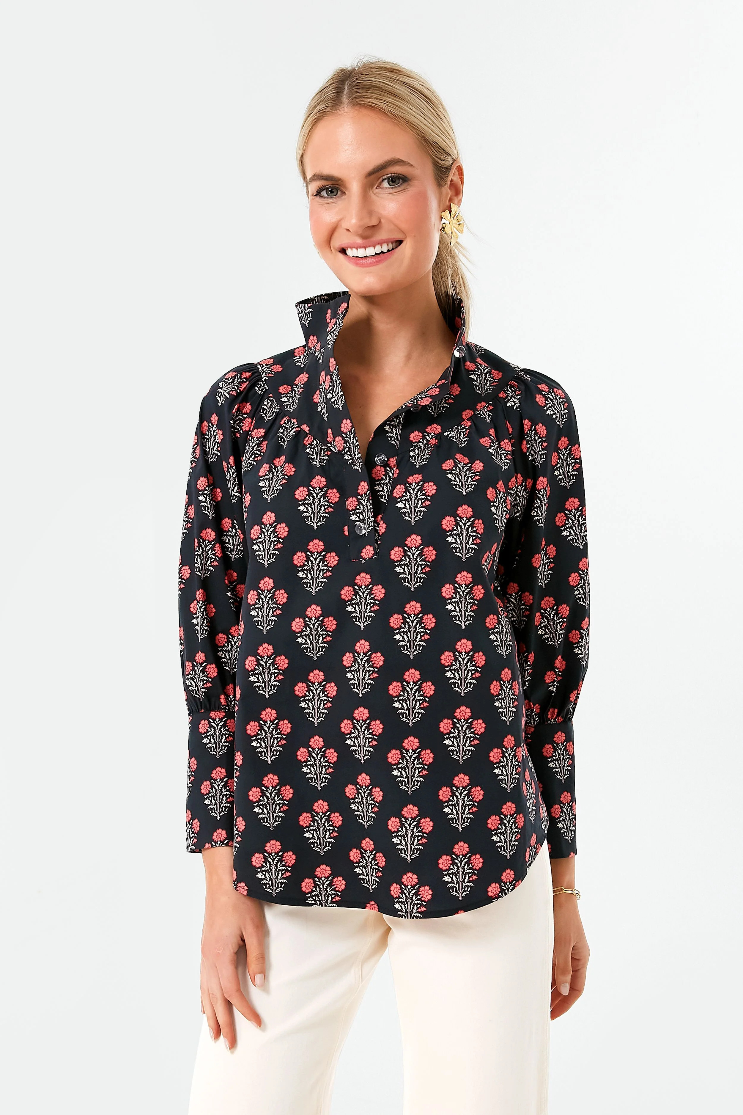 Black Dahlia Corrigan Blouse | Tuckernuck (US)