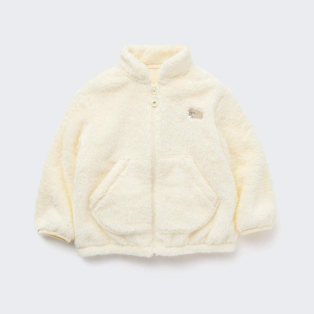 Toddler Fluffy Fleece Zipped Jacket | UNIQLO (UK)