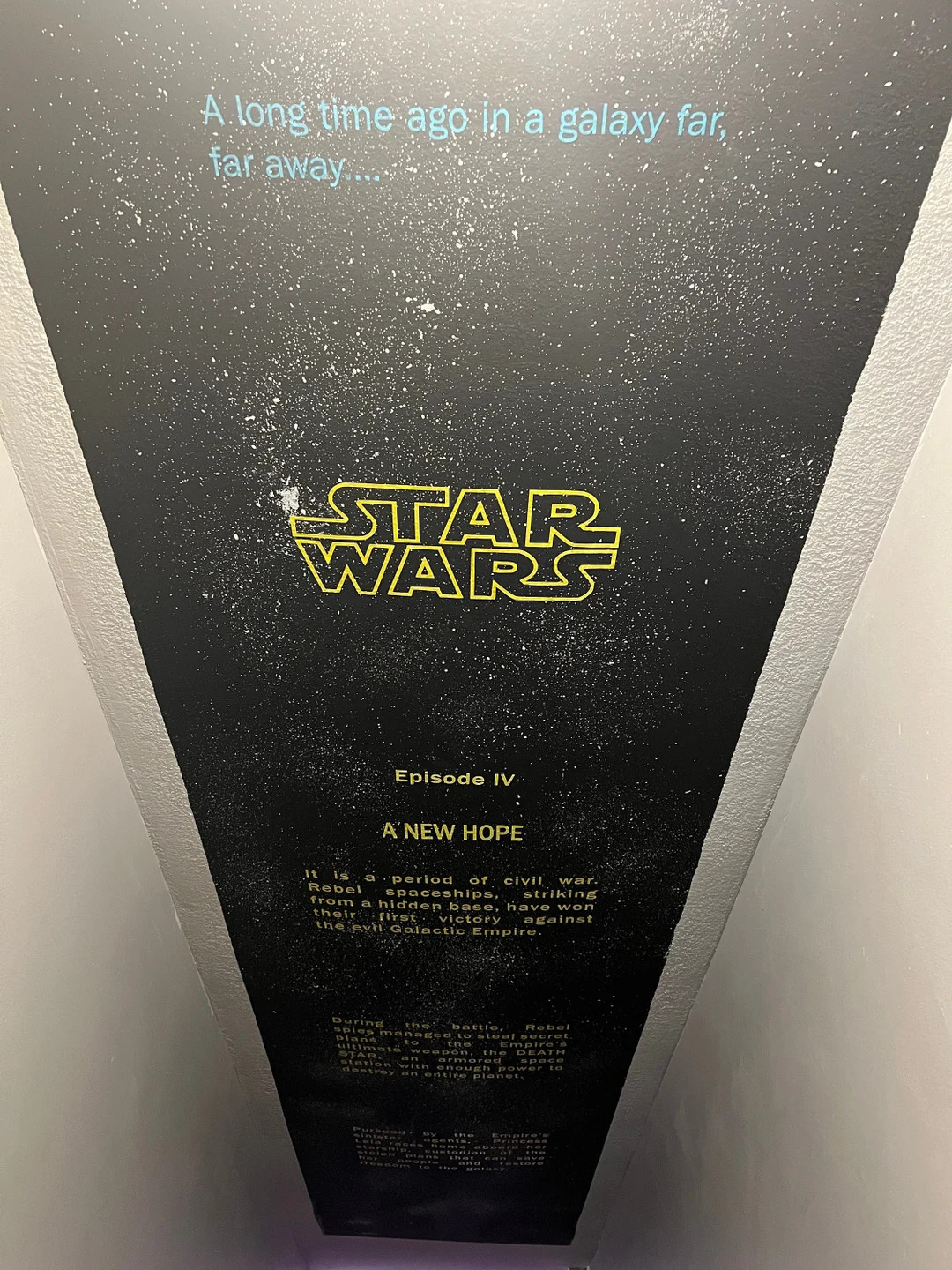 Star Wars Opening Crawl Stairway Ceiling DIE CUT Vinyl Decal - Etsy | Etsy (US)