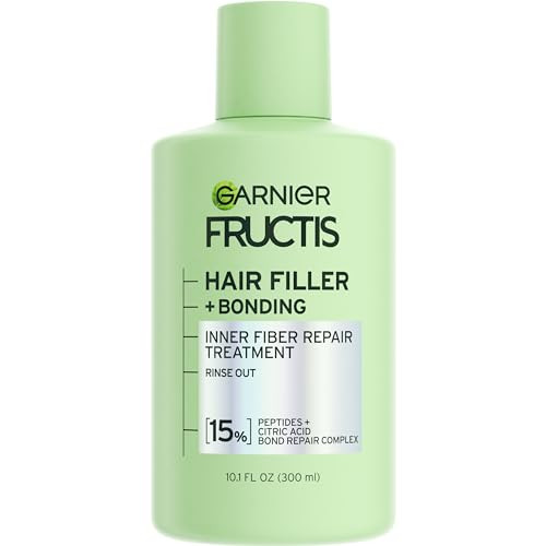 Garnier Fructis Hair Filler Bonding Inner Fiber Rinse Out Pre Shampoo Treatment With Bond Repair Complex, 10.1 Fl Oz, 1 Count | Amazon (US)