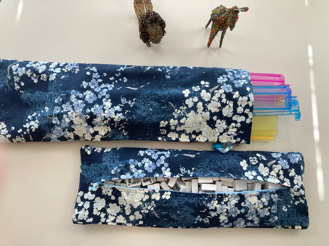 Mahjong Tile and Rack Storage Bag Set, Lined S006A - Etsy | Etsy (US)