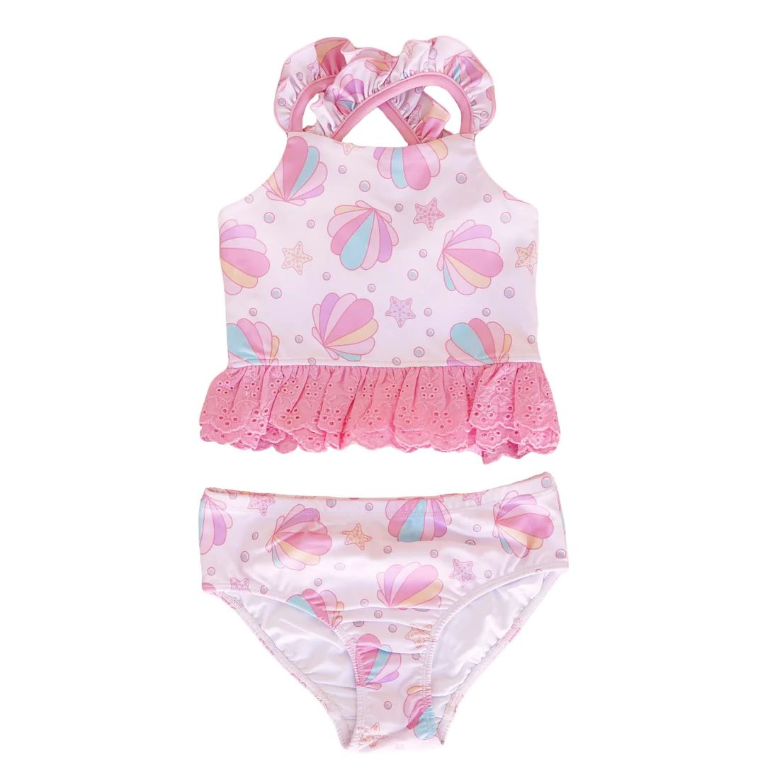 Two Piece Strappy Tankini | Shell Yeah! | Caden Lane