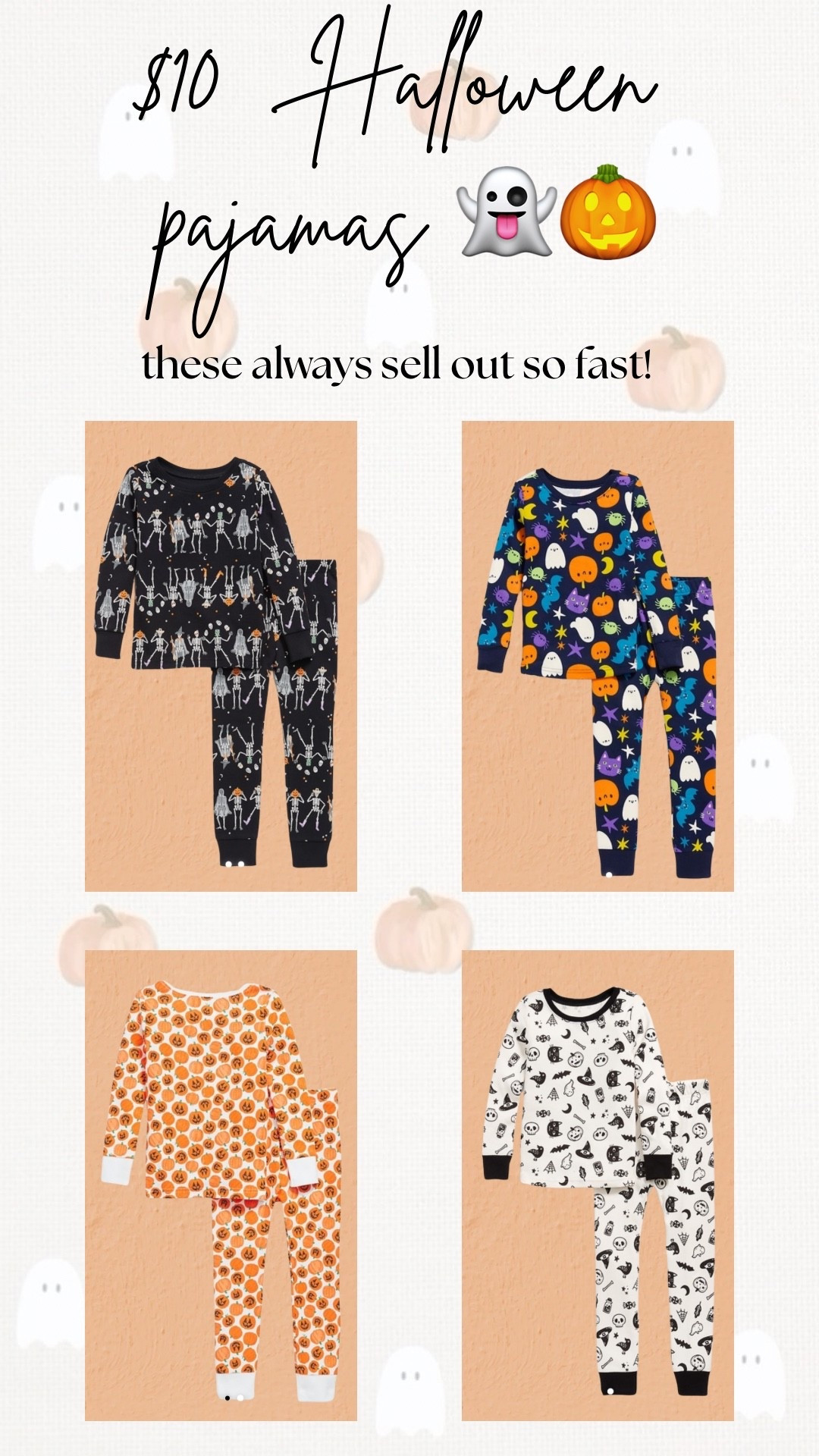 Old Navy halloween pajamas for $10! 


#LTKSaleAlert #LTKKids #LTKSeasonal