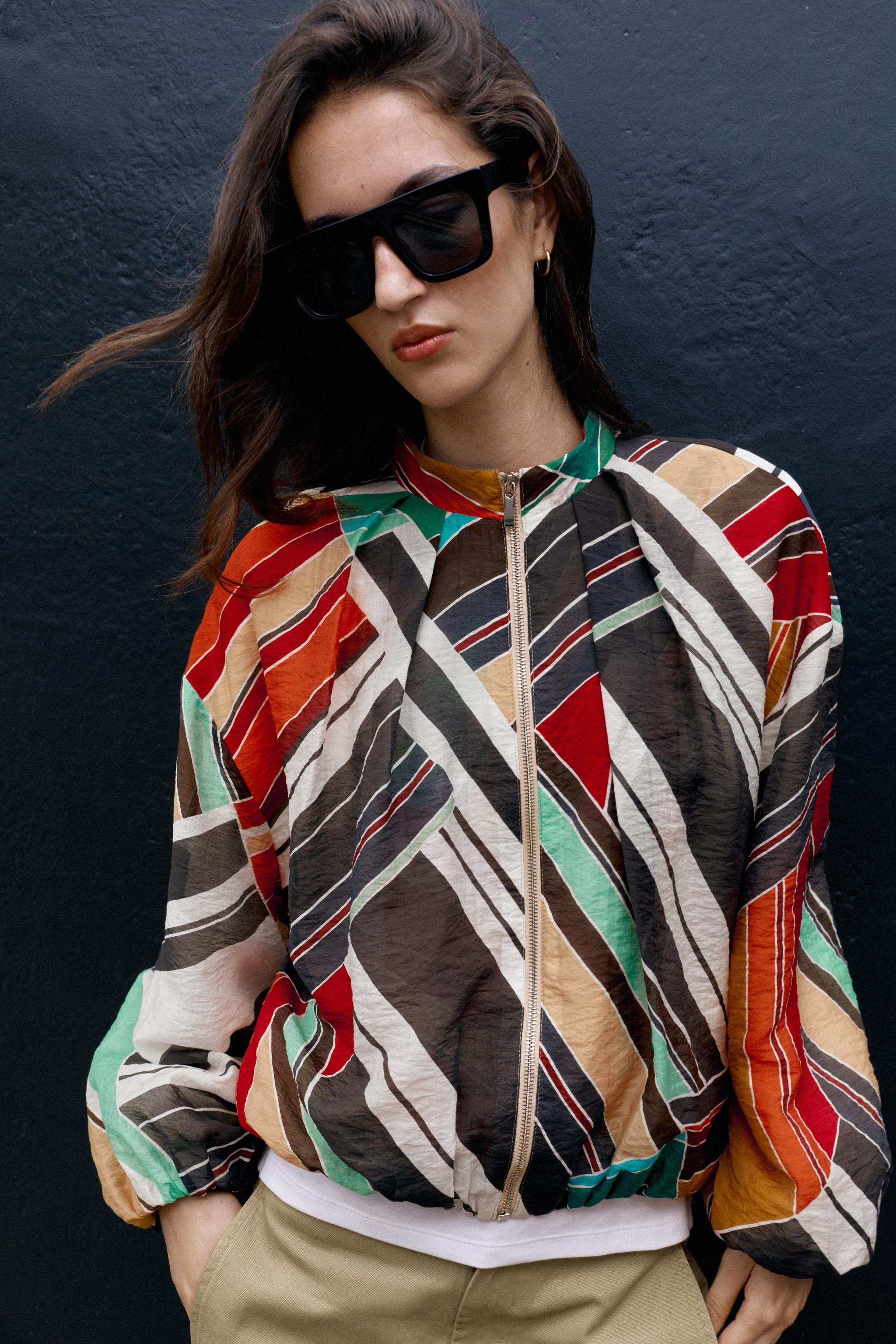 PRINTED BOMBER JACKET | Zara US