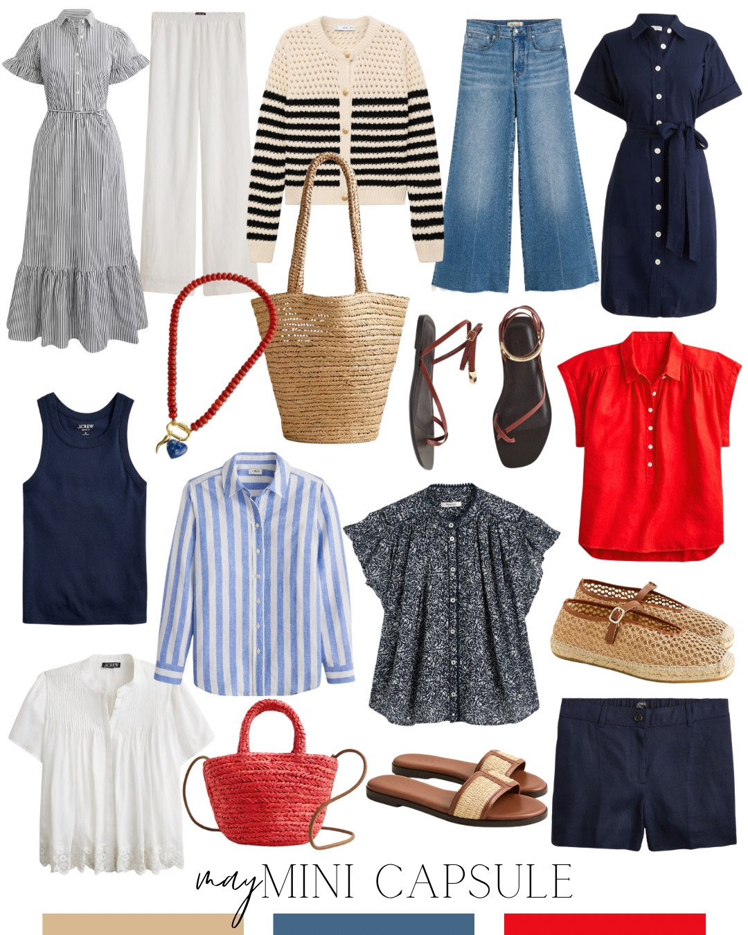 Spring capsule may capsule 
Spring outfits 

#LTKOver40 #LTKSeasonal #LTKStyleTip