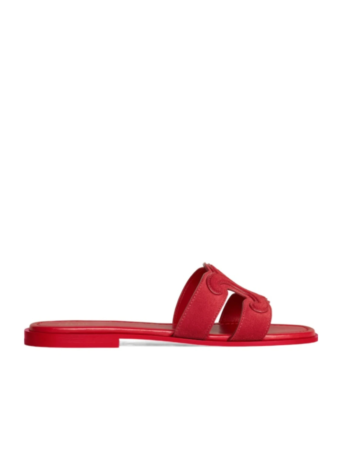 MARINA TRIOMPHE MULE IN SUEDE CALFSKIN | Senser US