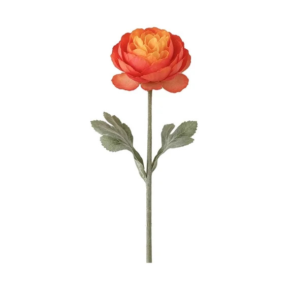 Fake Ranunculus Flower Stem Red Realistic Artificial Peony Bouquet for Home Wedding Party Table C... | Walmart (US)