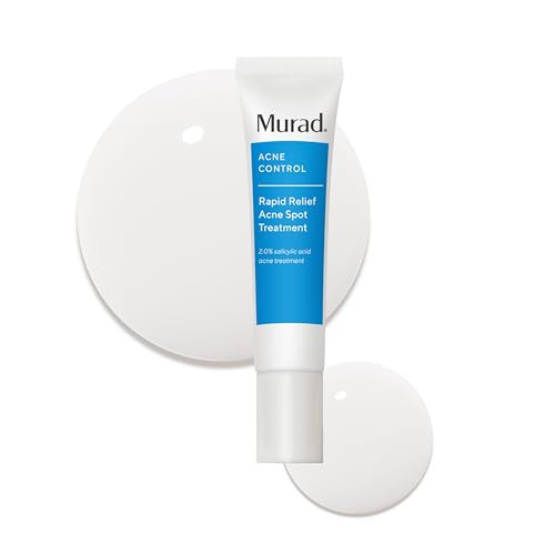 Murad Rapid Relief Acne Spot Treatment – Acne Control Max Strength 2% Salicylic Acid Invisible Gel Spot Solution for Fast Acne Relief - Reduces Blemish Size and Redness Within 4 Hours, 0.5 Oz | Amazon (US)