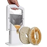 Lifetime Brands Hoan Bagel Guillotine Slicer, White | Amazon (US)