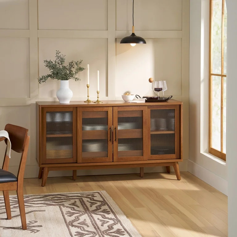 Better Homes & Gardens Greyson Buffet Cabinet, Acorn | Walmart (US)