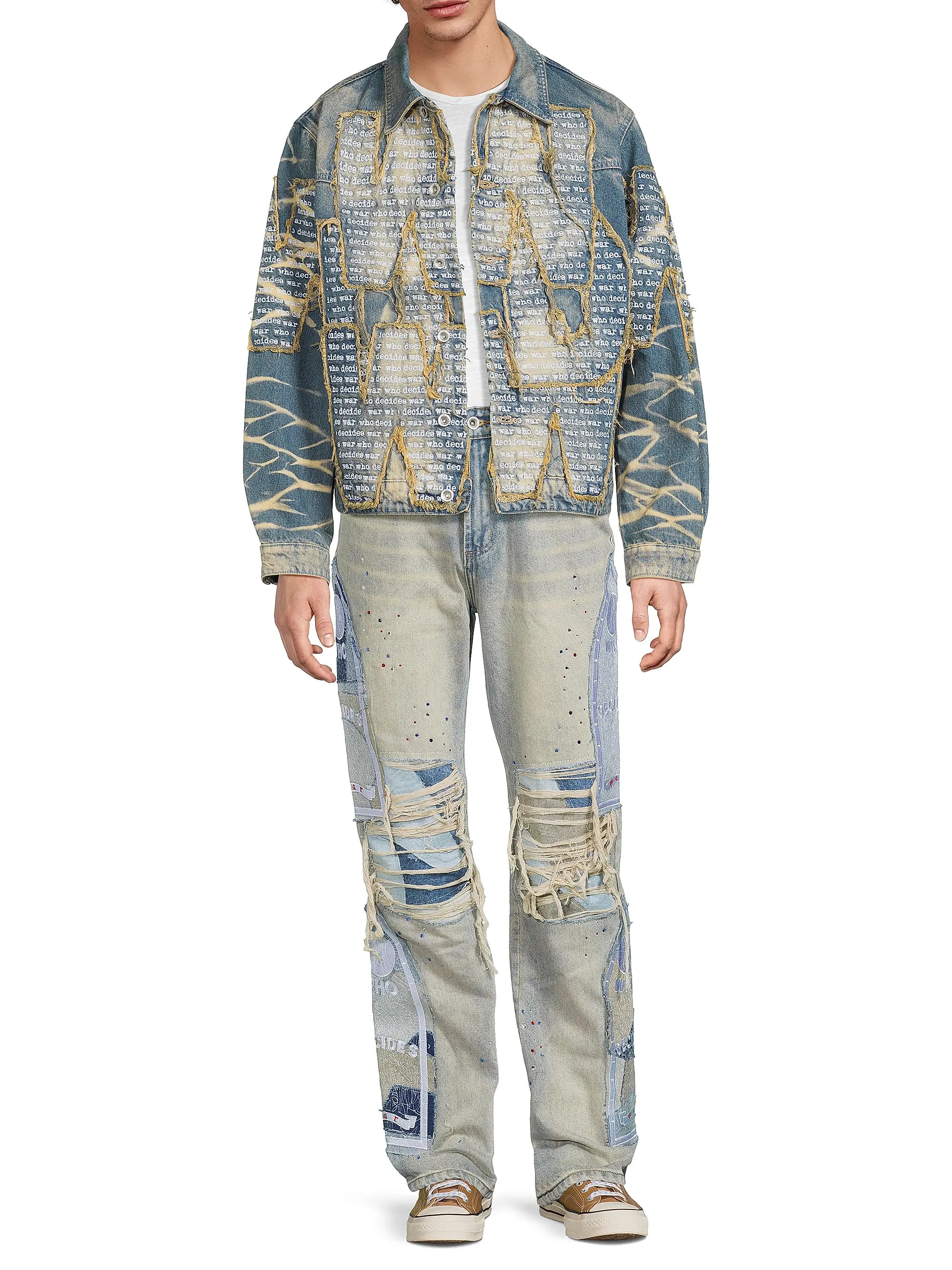 WDW Overlay Denim Jacket | Saks Fifth Avenue