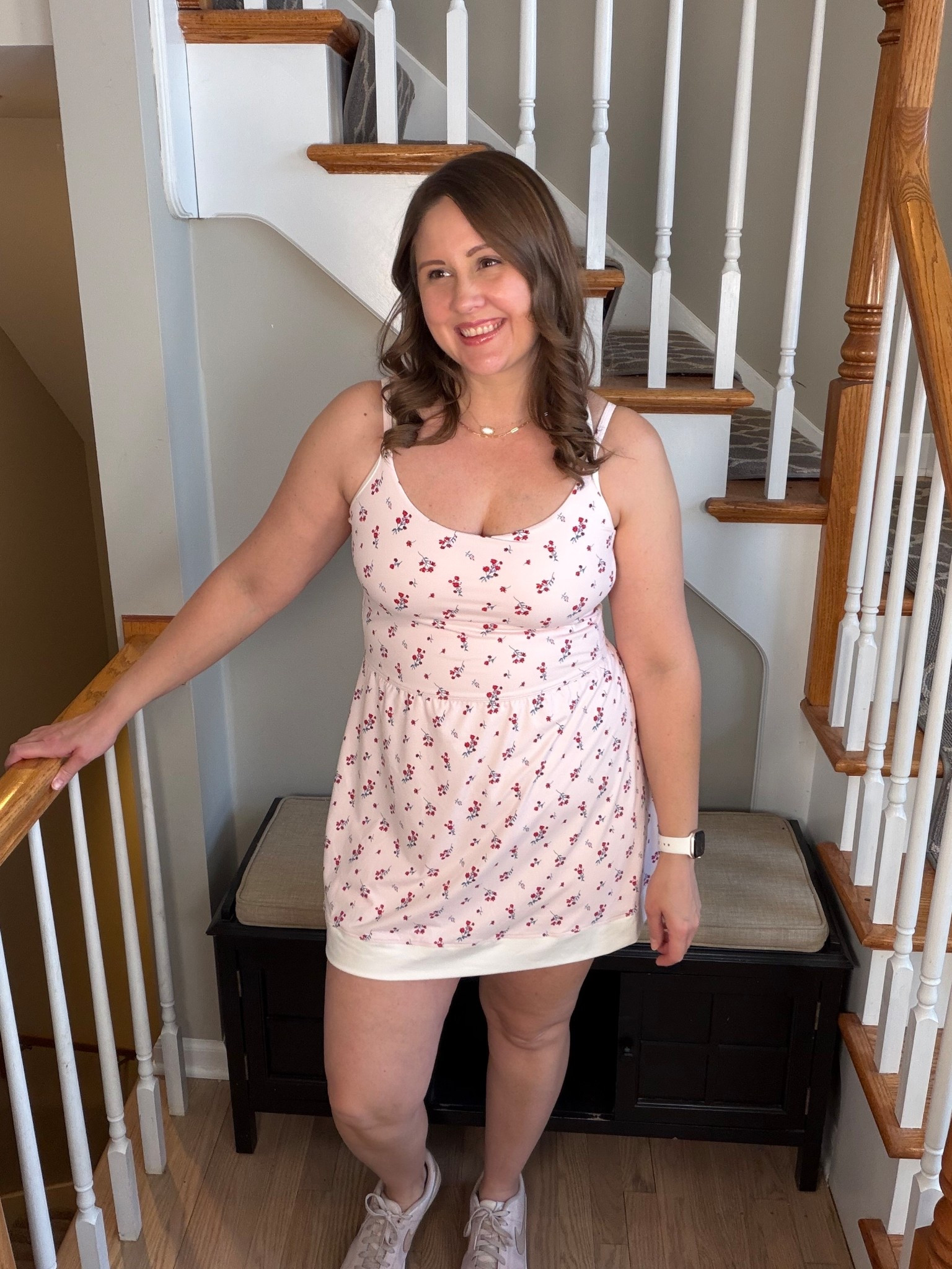 Can’t get over how cute this knit strappy active dress in light pink with the prettiest floral pattern is 🌸💖 So flattering, comfy, and perfect for spring + summer days! Love the stretchy knit fabric, cute strappy back, and easy throw-on-and-go vibe for errands, walks, brunch, or casual days out.

Linked this dress (and a few similar favorites) ✨

#LTKStyle #LTKFinds #LTKFamily #Target #TargetStyle #SpringStyle #ActiveDress #FloralDress #AthleisureStyle #EverydayOutfits #ComfyAndCute

#LTKMidsize #LTKfitnessgoals #LTKootd