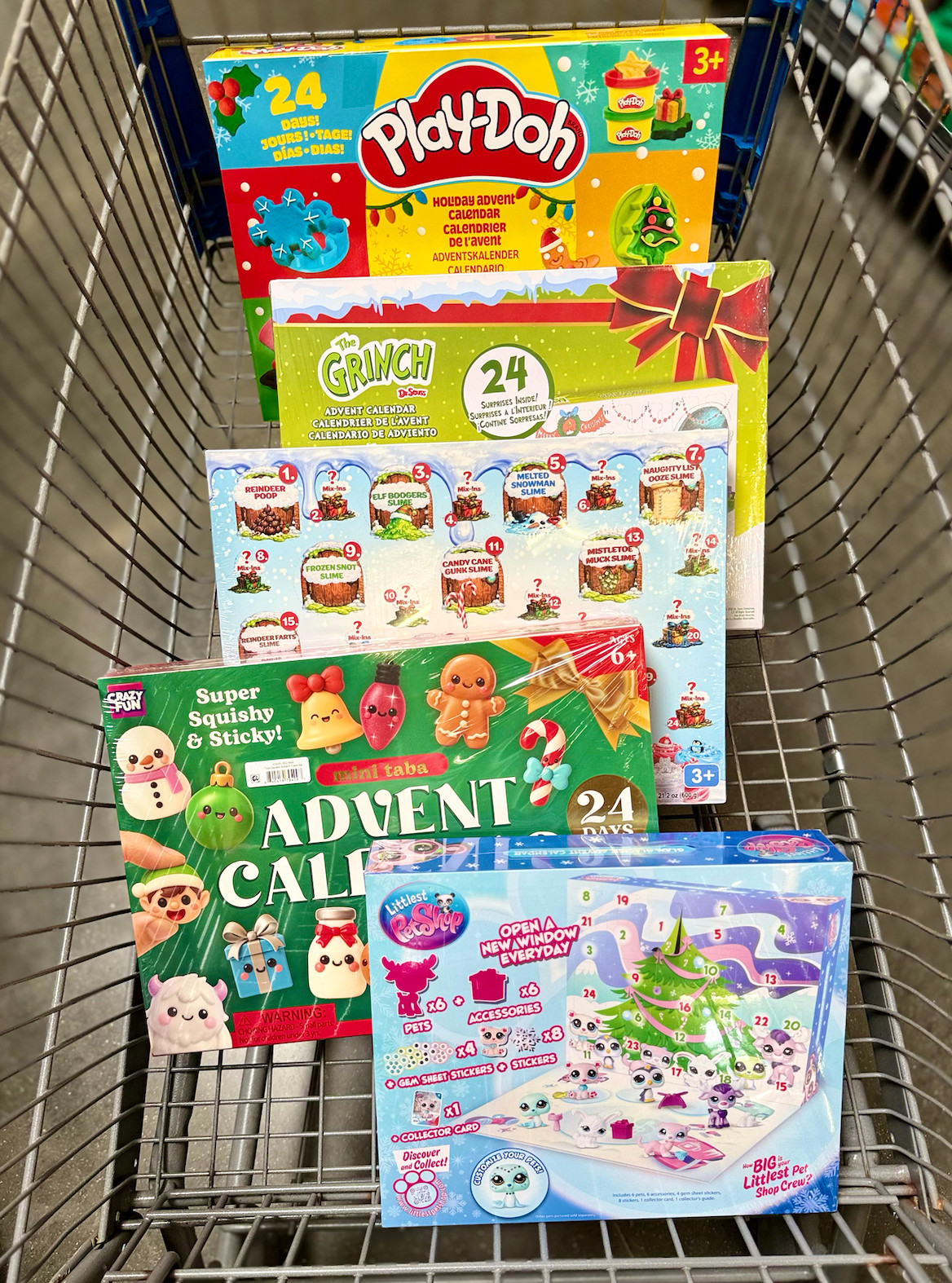 ADVENT CALENDARS ARE HERE! 🎄🎁✨ Walmart already has so many fun ones for kids — Play-Doh, The Grinch, slime, squishies + Littlest Pet Shop! These are the kind I know will disappear once everyone starts Christmas shopping. 👀
-
#WalmartFinds #AdventCalendar #ChristmasCountdown #ChristmasFinds #HolidayFinds #KidsChristmas #PlayDoh #TheGrinch #LittlestPetShop #ChristmasToys #GiftIdeasForKids #HolidayShopping #WalmartToys 

 #LTKmomlife #LTKBaby #LTKKids