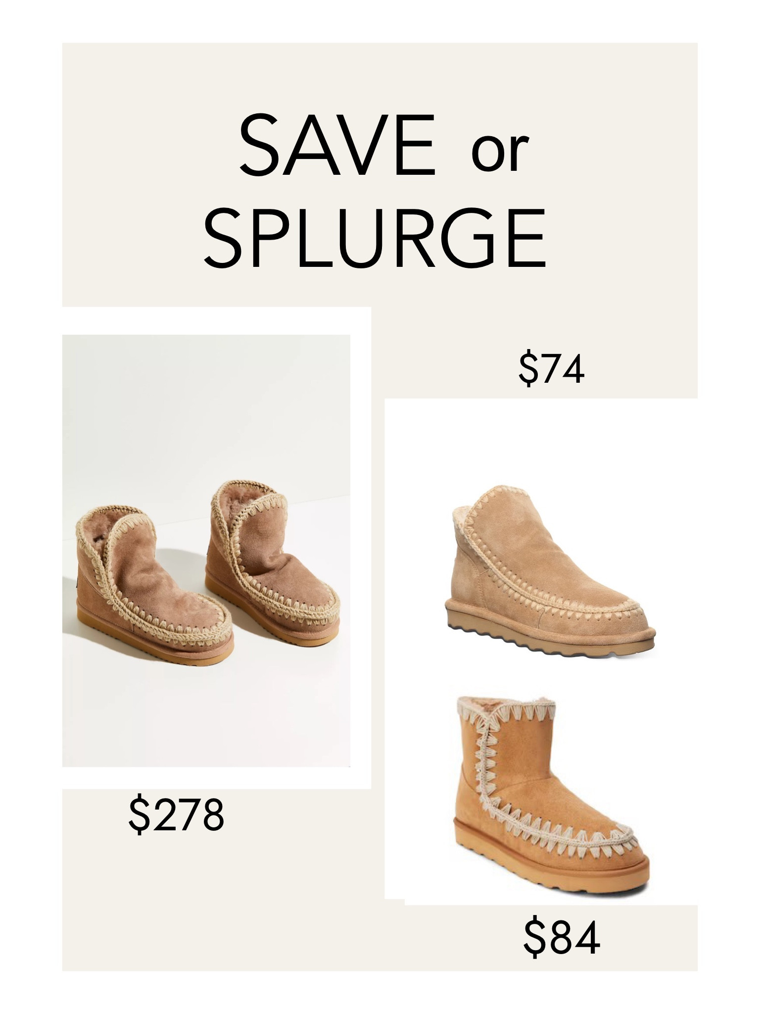 Mou boots are hard to beat but these dupes are pretty good! They are 30% off w/ code: BLACKFRIDAY 

#LTKstyletip #LTKCyberWeek #LTKshoecrush