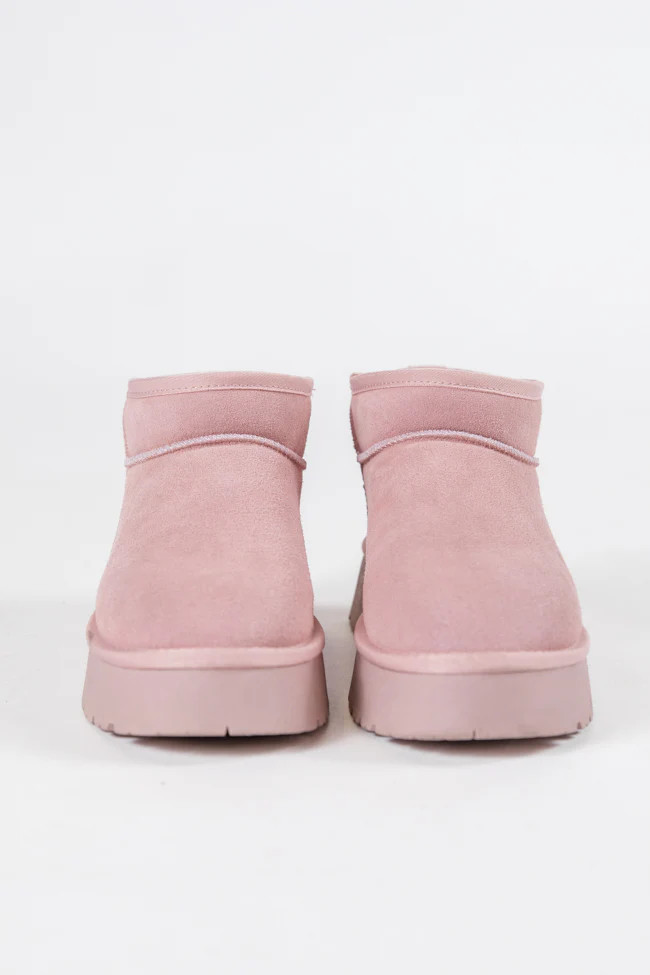 Georgia Blush Platform Mini Boot | Pink Lily