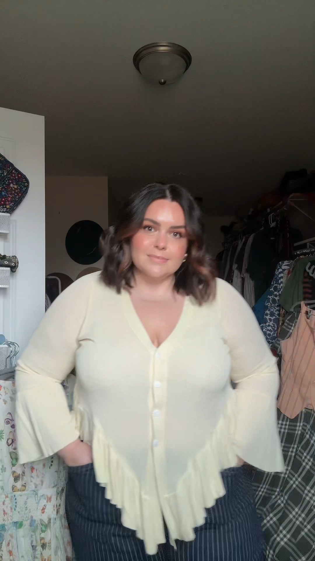 Spring date night OOTD. 

Wearing a 14/16 in the top, runs very cropped so size up for length. 

Jeans run large, size down. 

#LTKootd #LTKgrwm #LTKPlusSize