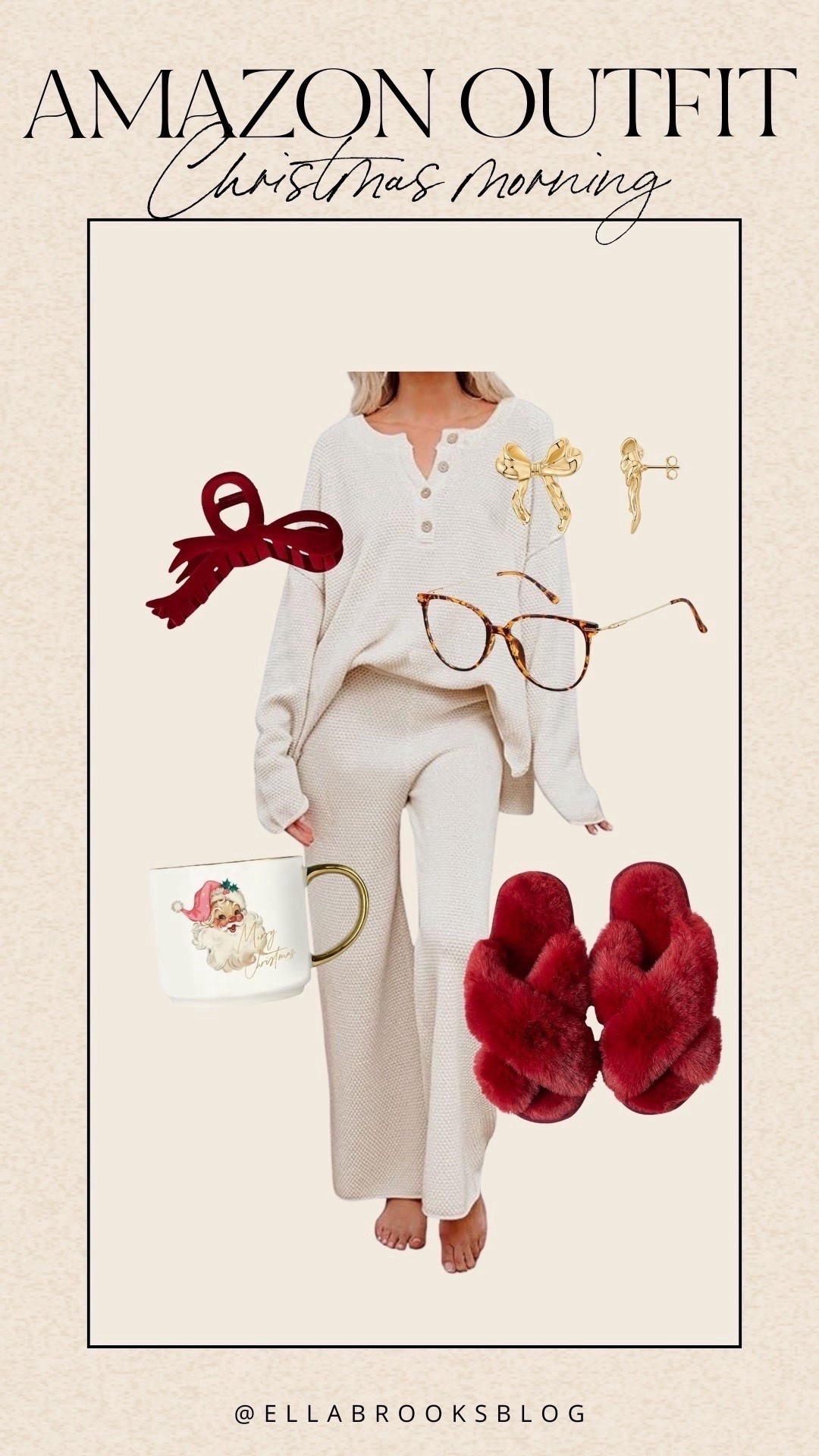 Christmas morning Amazon outfit ❤️

Amazon fashion, matching set, red slippers, loungewear, winter outfit

#LTKHoliday #LTKFindsUnder50 #LTKSeasonal