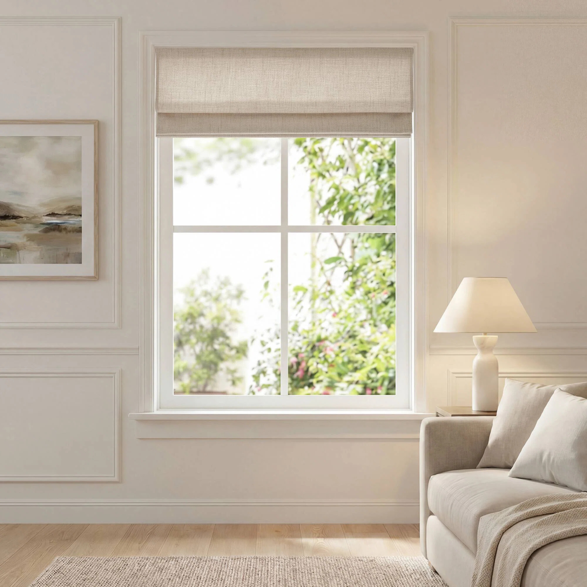 Mira Room Darkening Cordless Roman Shade | Wayfair North America