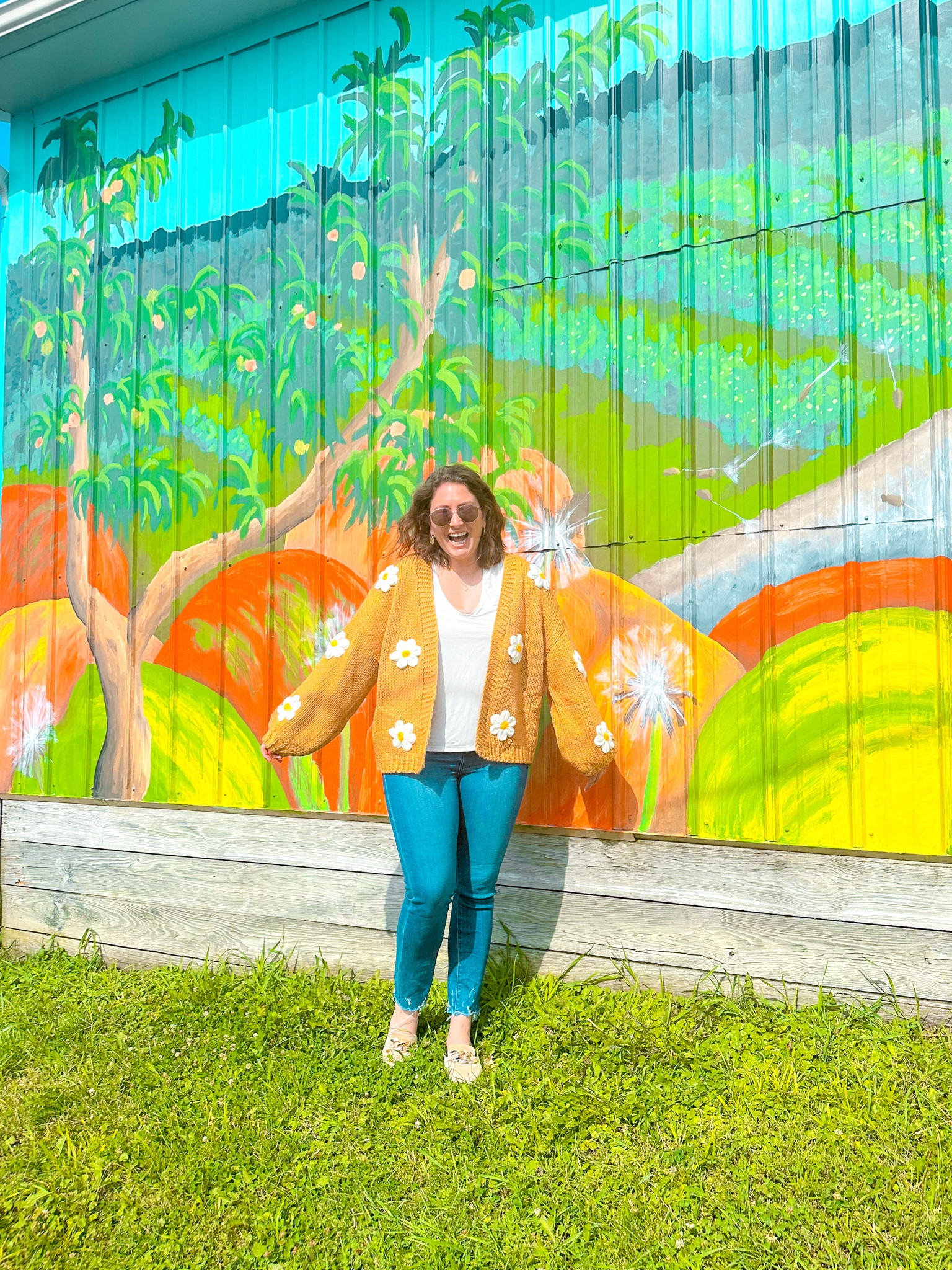 3D floral cardigan 
Floral cardigan 
Altar’d state 
Fall style 

#LTKSeasonal