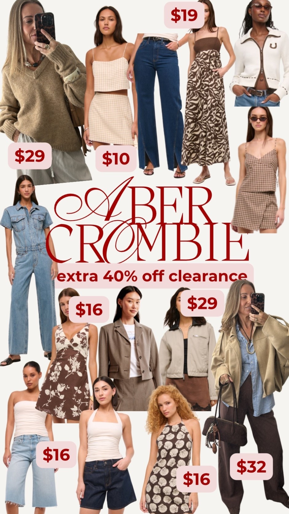 Abercrombie extra 40% off clearance 

#LTKSeasonal #LTKSaleAlert #LTKgrwm