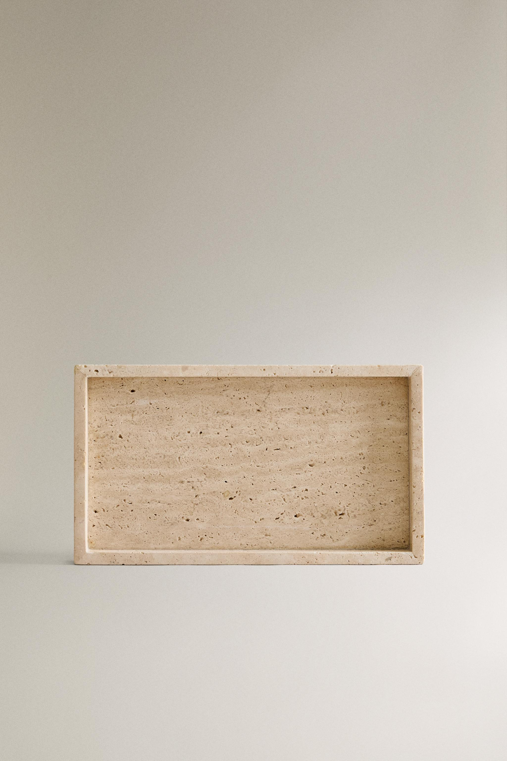 BEIGE MARBLE BATHROOM TRAY | Zara US