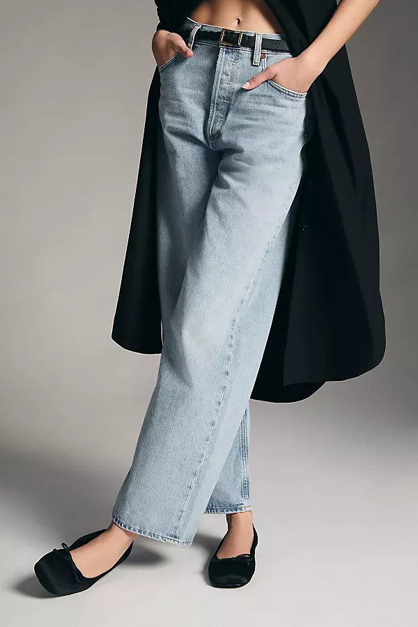 AGOLDE Low-Slung Baggy Jeans By AGOLDE in Blue Size 29 | Anthropologie (US)